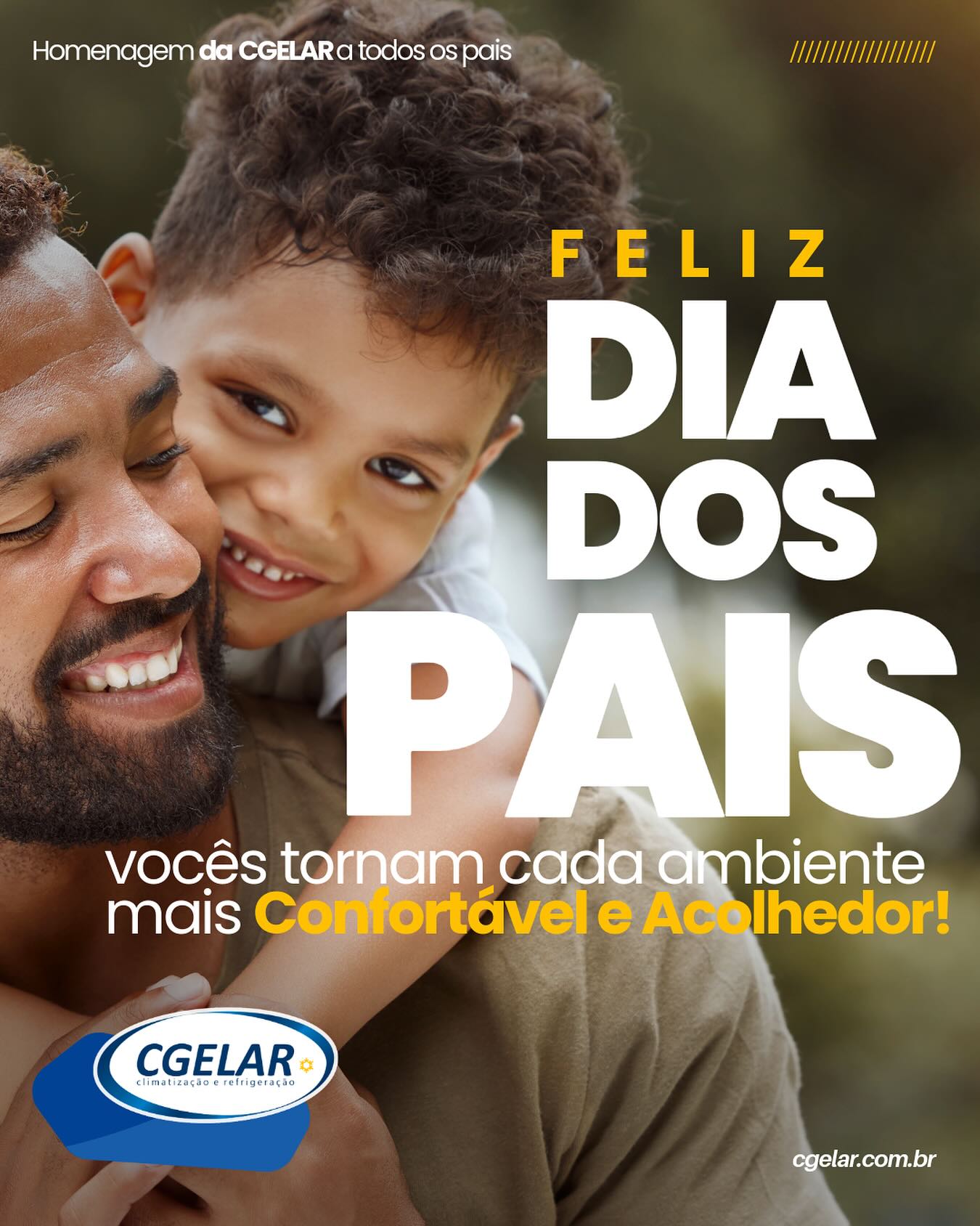 Uma singela homenagem da CGELAR a todos os pais!