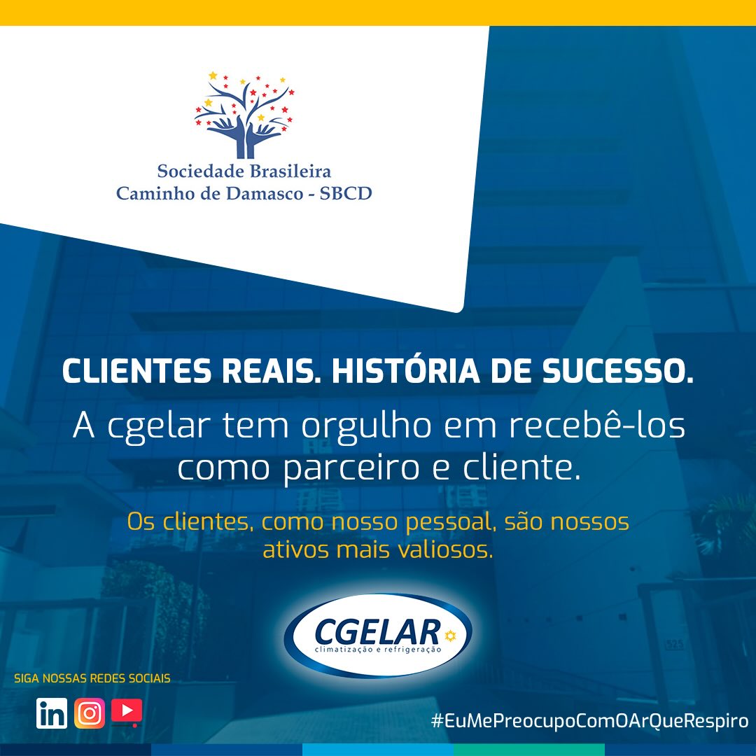 📍 Novo cliente, nova parceria em São Paulo!

A CGELAR acaba de fechar um trabalho de manutenção preventiva e corretiva do sistema de climatização para um novo cliente: a Sociedade Brasileira Caminho de Damasco, em sua nova sede na cidade de São Paulo.

É motivo de orgulho ampliar nossa carteira com instituições de grande relevância, levando nossa expertise técnica para garantir eficiência, segurança e alto desempenho operacional dos sistemas de climatização.

Nosso trabalho será focado em:
✔ Preservação da vida útil dos equipamentos
✔ Redução de falhas e riscos operacionais
✔ Atendimento técnico especializado
✔ Execução alinhada às normas vigentes

Agradecemos a confiança e seguimos firmes em nosso compromisso de entregar qualidade, agilidade e excelência técnica a cada novo parceiro.

#CGELAR #Climatização #ManutençãoPreventiva #ManutençãoCorretiva #Facilities Infraestrutura SãoPaulo